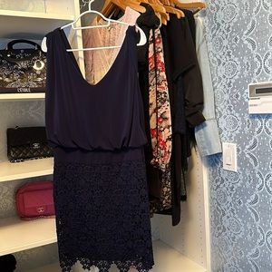 Laundry by Shelli Segal, Navy Blue, Size 6